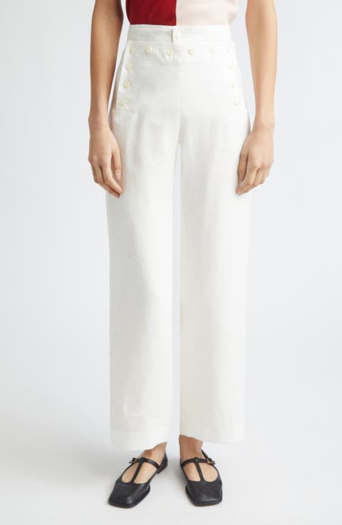 Linen Sailor Trousers