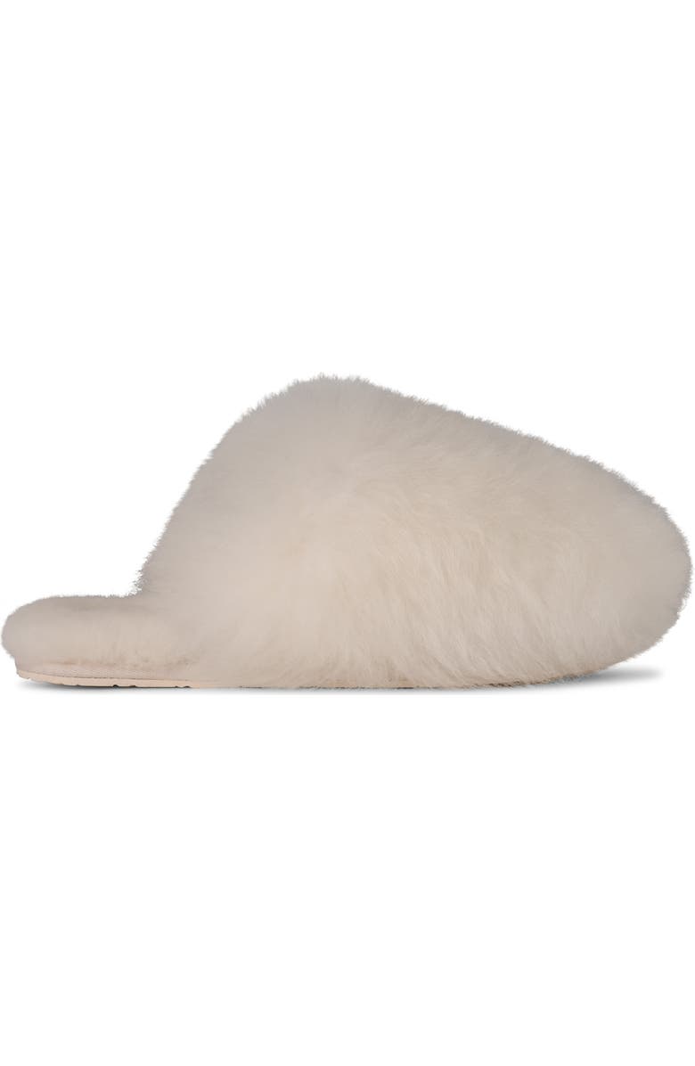 UGG<sup>®</sup> Scuffette Chalet Genuine Sheepskin Slipper, Alternate, color, White