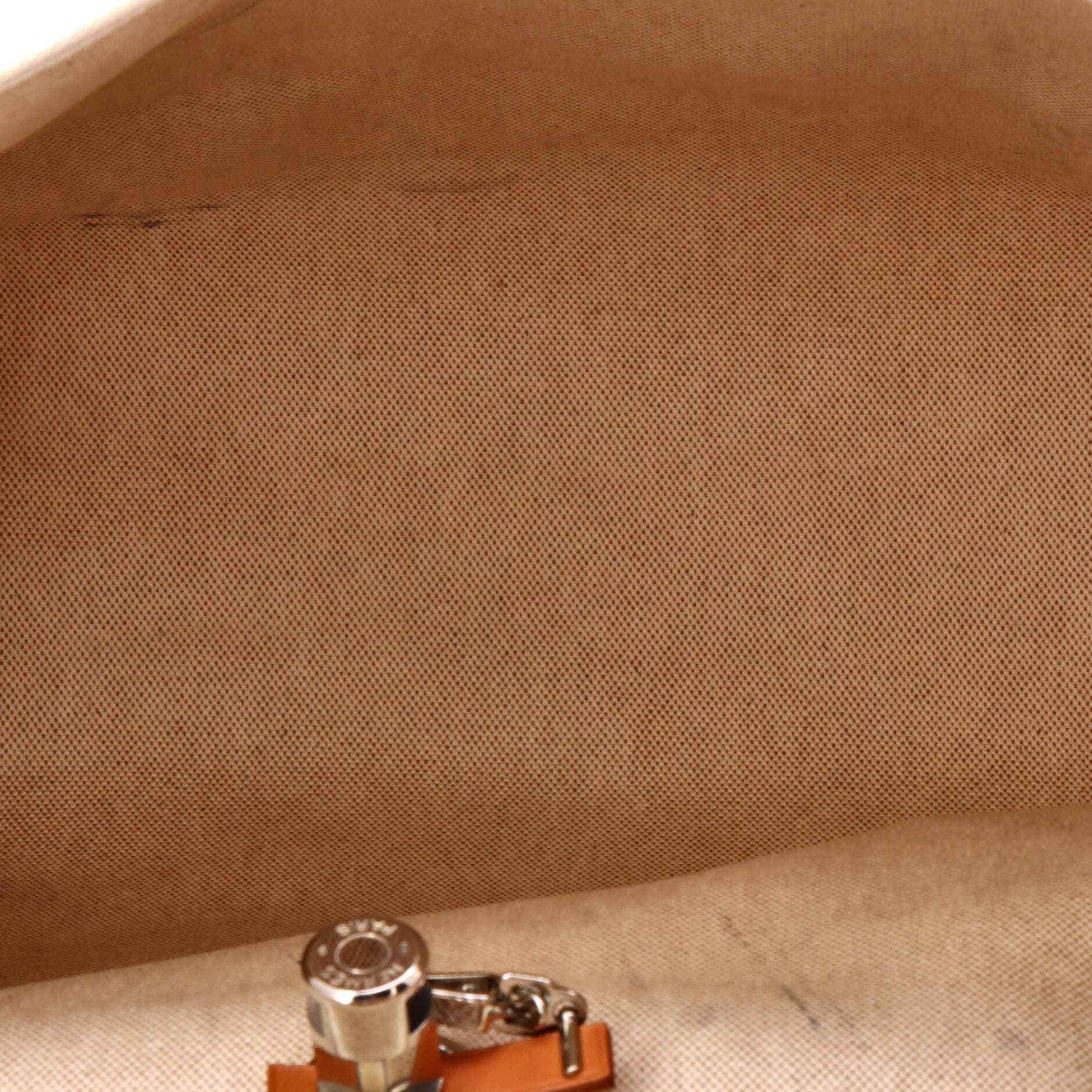 Herbag Toile and Leather GM, Alternate, color, White