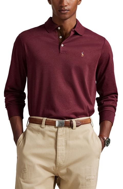 Long Sleeve Pima Cotton Polo