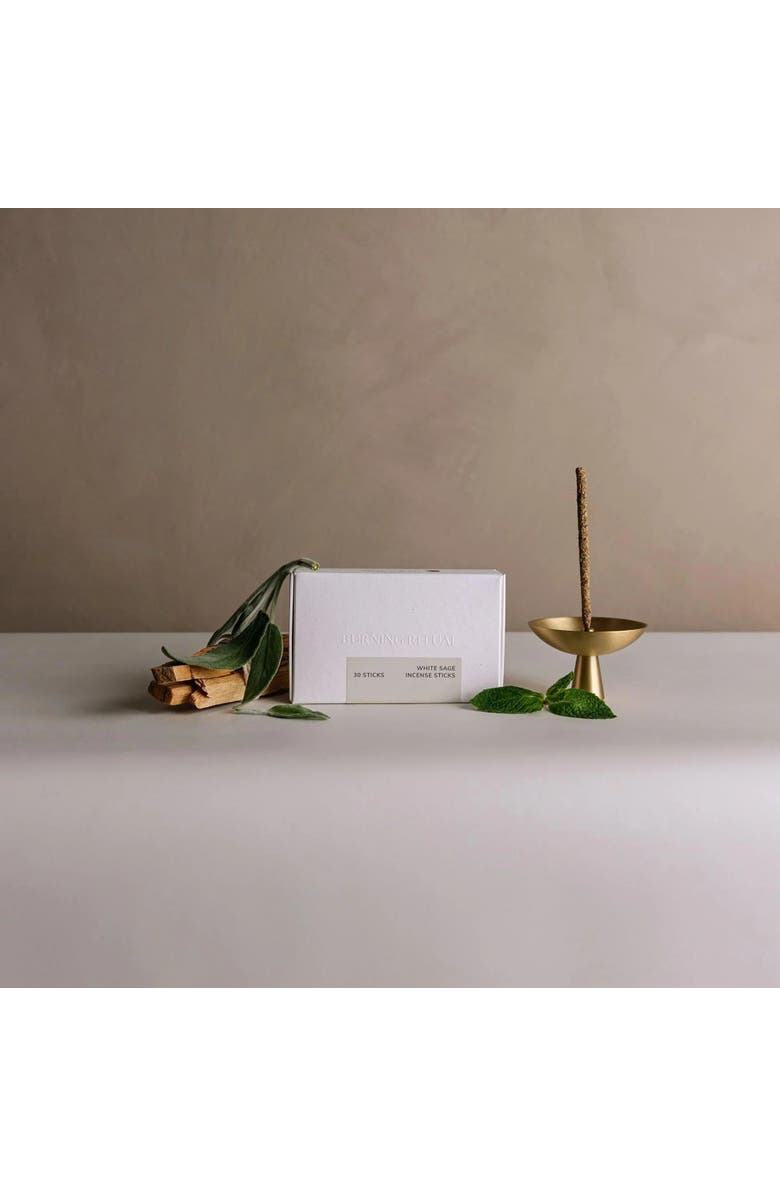 Cedar and Myrrh White Sage Incense Sticks - 30 Mini Hand-Rolled Sticks, Alternate, color, NO COLOR