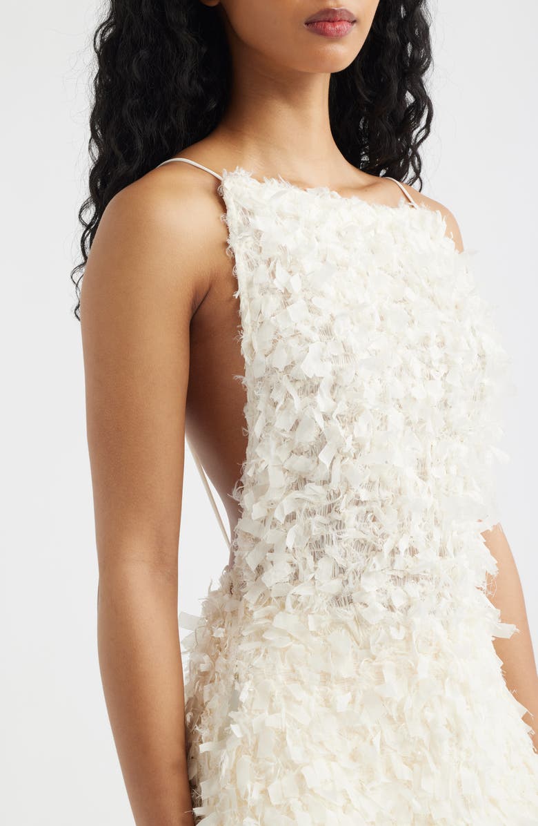 MANGO Asymmetric Textured Camisole Top, Alternate, color, Off White