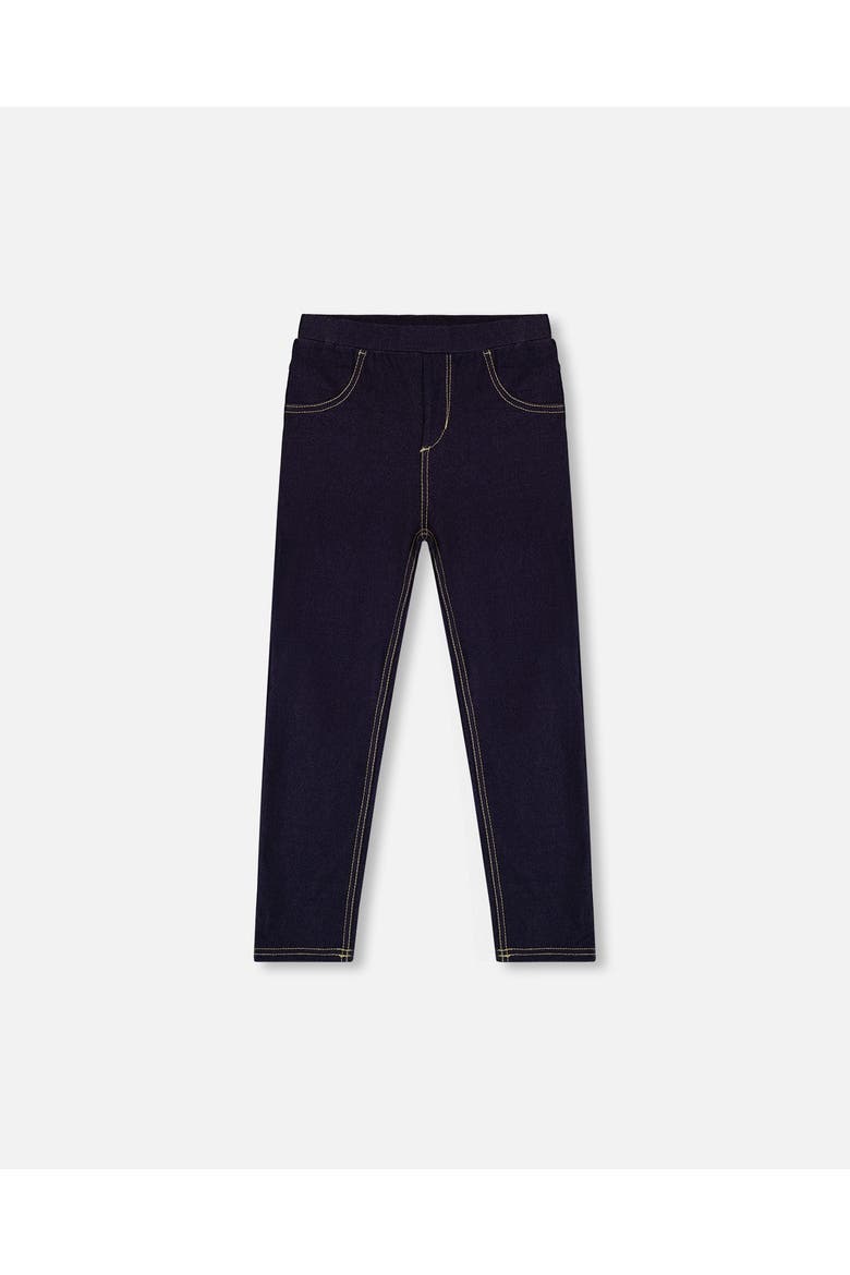 Elastic Waist Slim Fit Denim Jeggings, Main, color, Navy Blue Denim