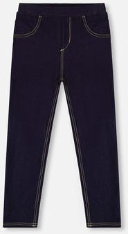 Deux par Deux Elastic Waist Slim Fit Denim Jeggings