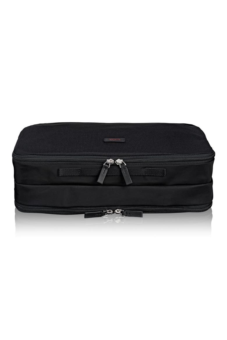 Large Double Side Packing Cube, Main, color, BLACK