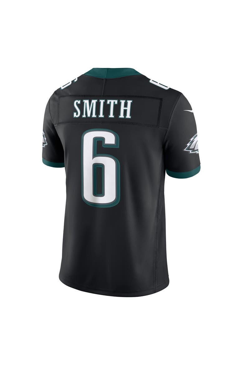 Men's Nike DeVonta Smith Black Philadelphia Eagles Alternate Vapor F.U.S.E. Stitched Limited Jersey, Alternate, color, Black