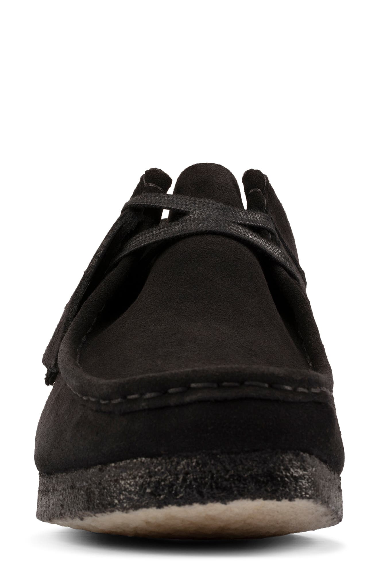 Clarks<sup>®</sup> Originals Clarks<sup>®</sup> 'Wallabee' Moc Toe Derby, Alternate, color, Black Sde