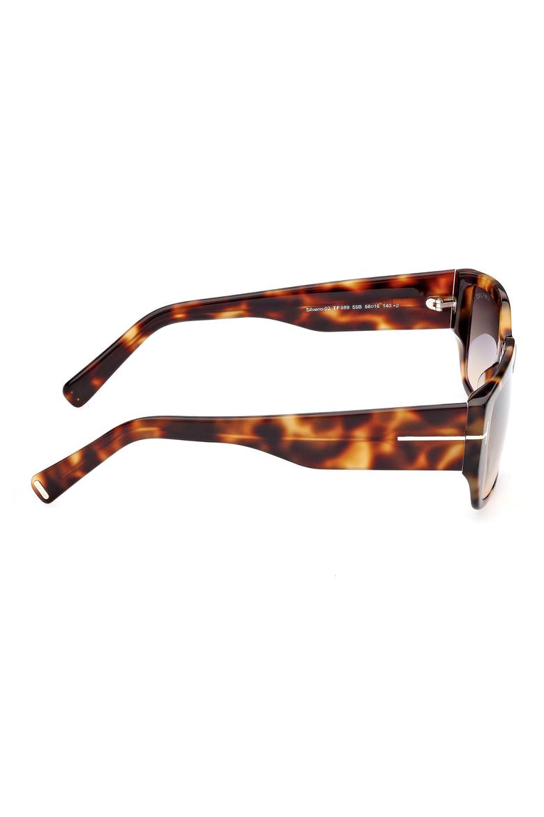 Andres 56mm Square Sunglasses, Alternate, color, COLOURED HAVANA / SMOKE