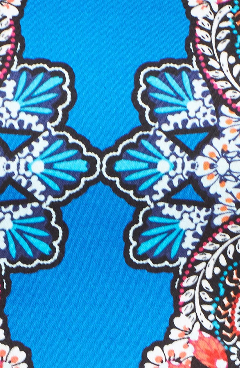 Maggy London Print Sateen Fit & Flare Dress, Alternate, color,