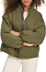 Levi's Box Quilted Water Resistant Cotton Jacket