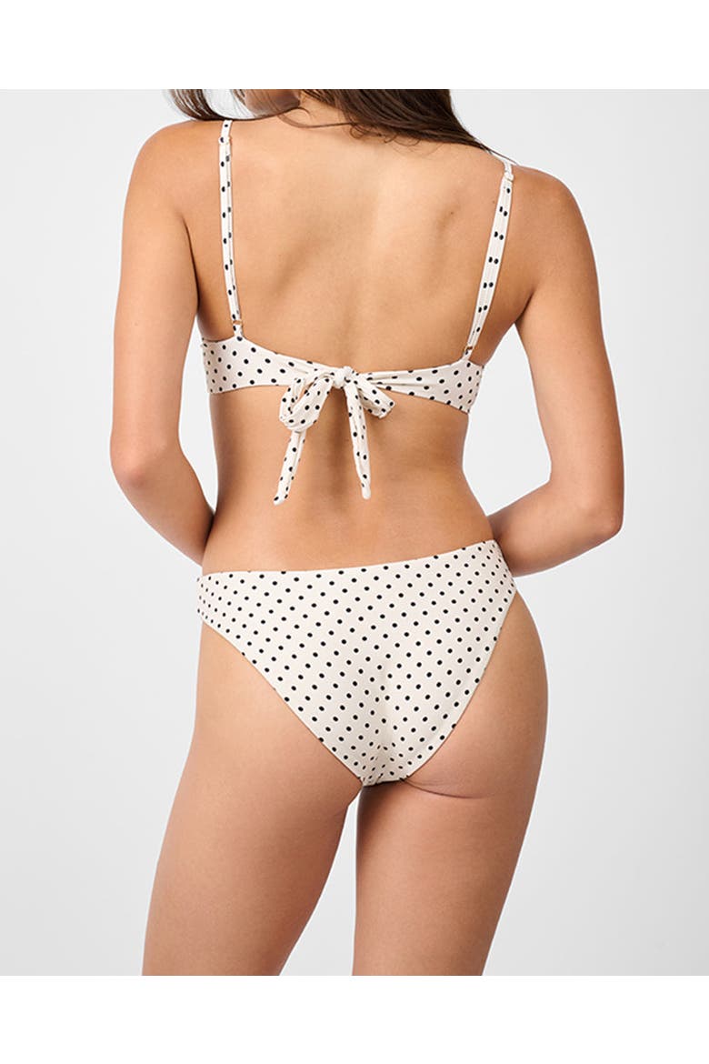 Full Coverage Underwire Bikini Top, Alternate, color, OAT/BLACK