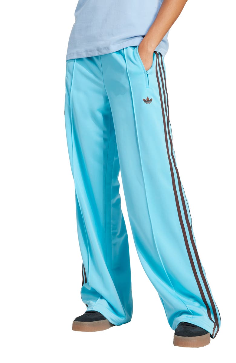 adidas Firebird Recycled Polyester Track Pants, Main, color, Blue/ Auburn