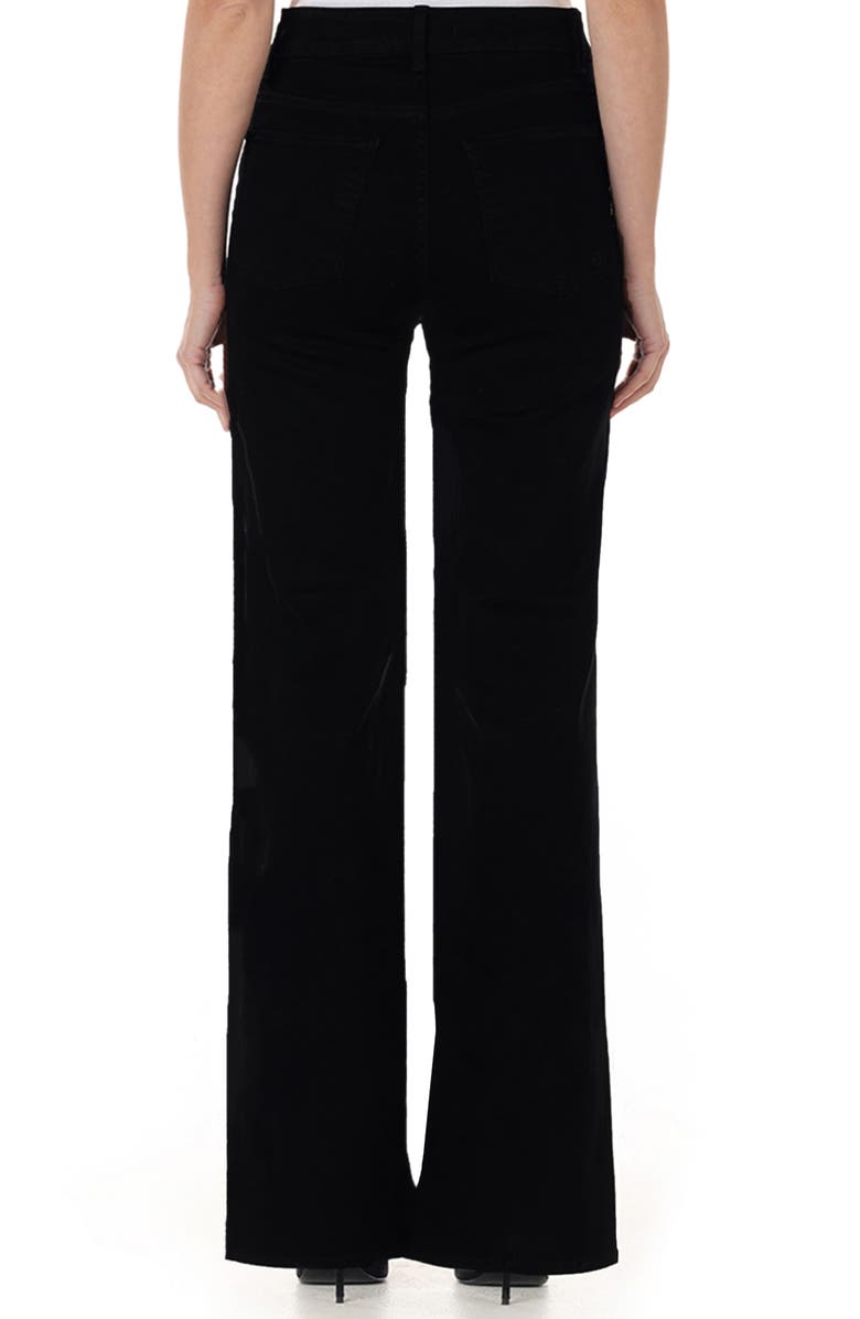Fidelity Denim Katie Trouser High Rise, Alternate, color, Jett Black