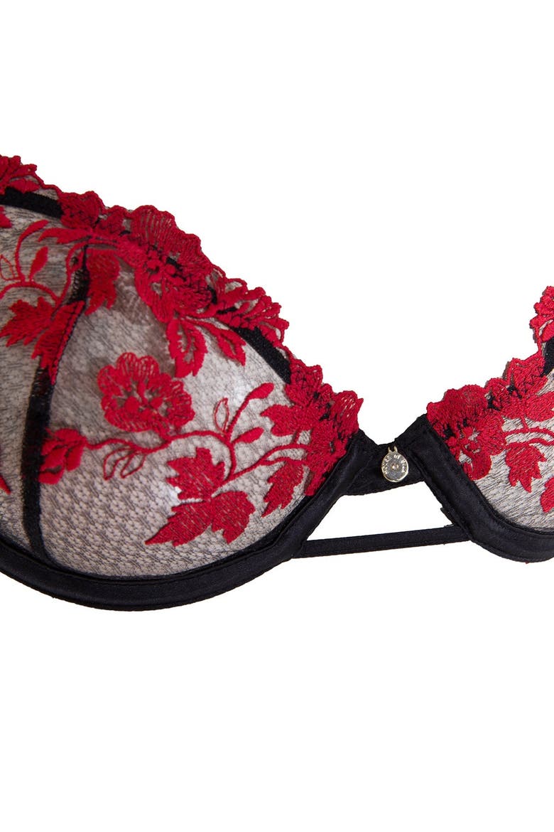 Rachel Lace Bra, Alternate, color, Black