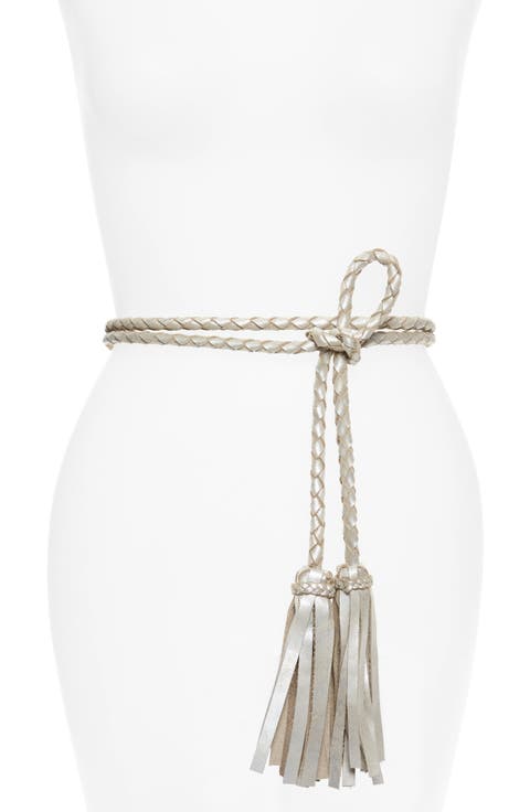 Fringe Soga Leather Belt