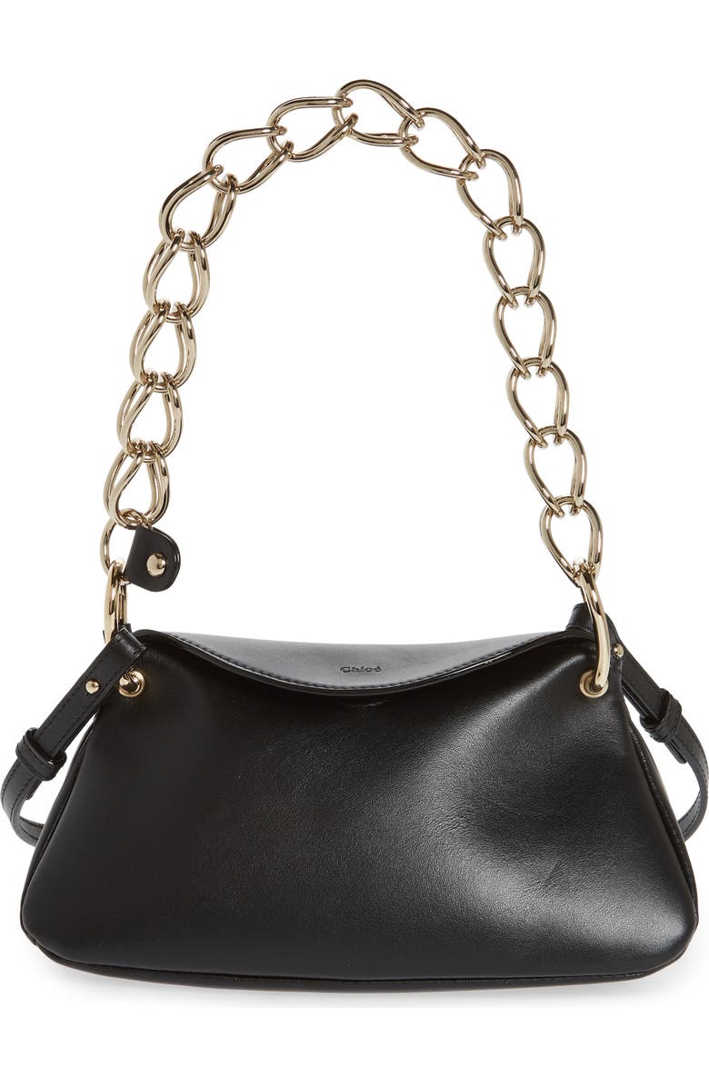 Chloé Juana Mini Leather Shoulder Bag, Main, color,