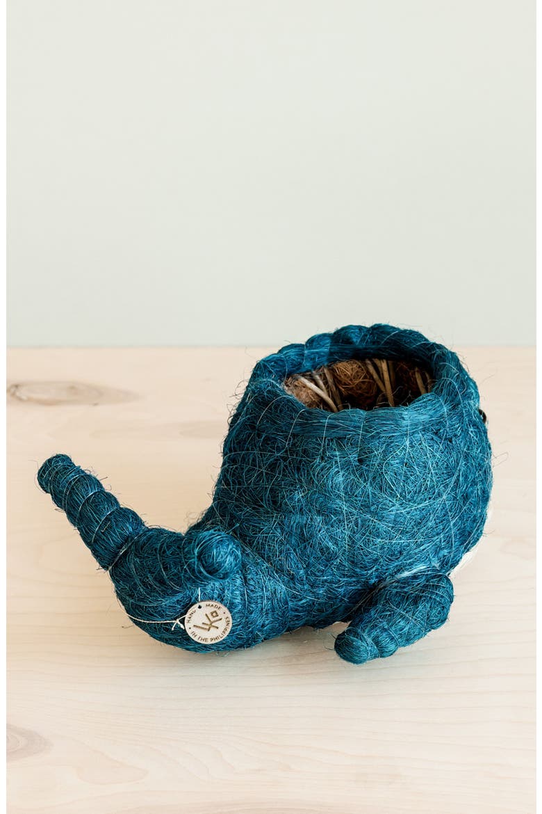 Aquatic Animal Coco Coir Planters, Alternate, color, Blue