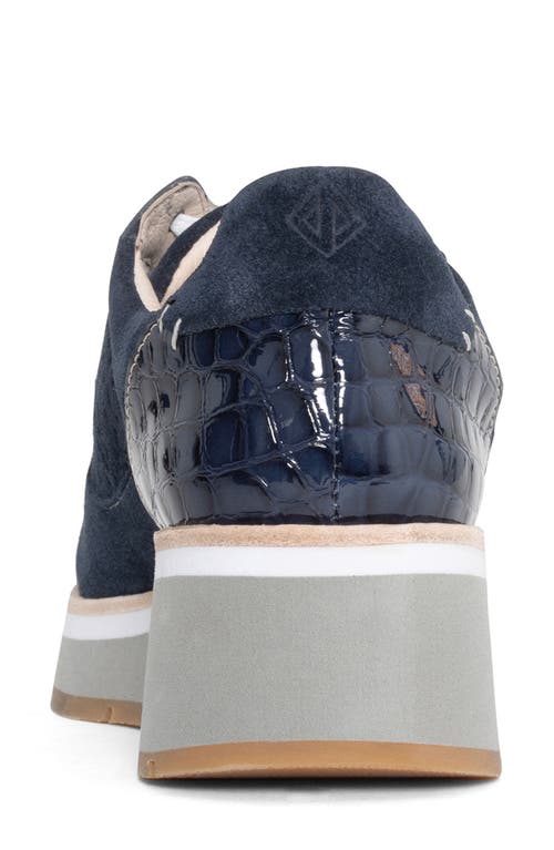 Donald Pliner Women's Lace Up Sporty Wedge Sneakers In Navy