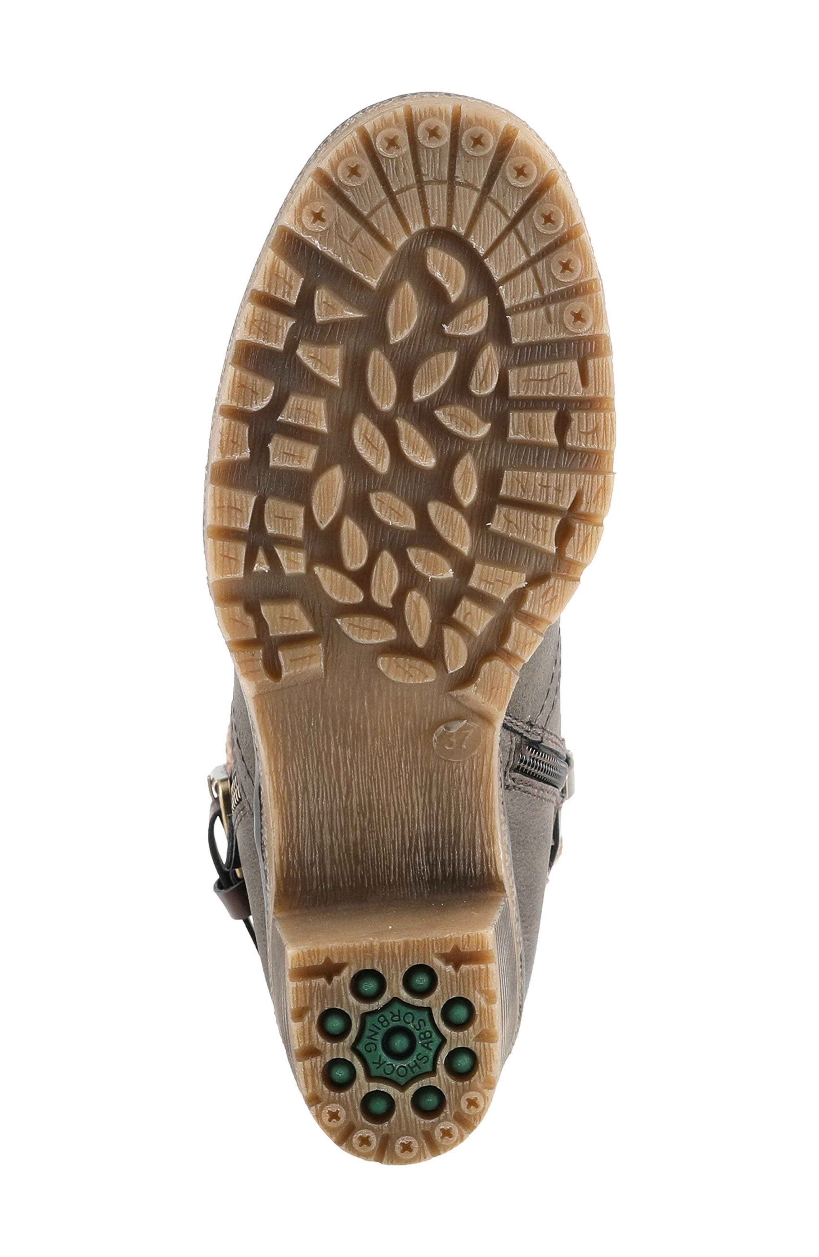 Spring Step Rene Water Resistant Bootie, Alternate, color, Olive Green