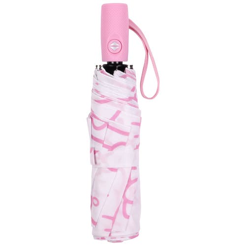 Sanrio Hello Kitty Expression Outline Print Umbrella In Pink