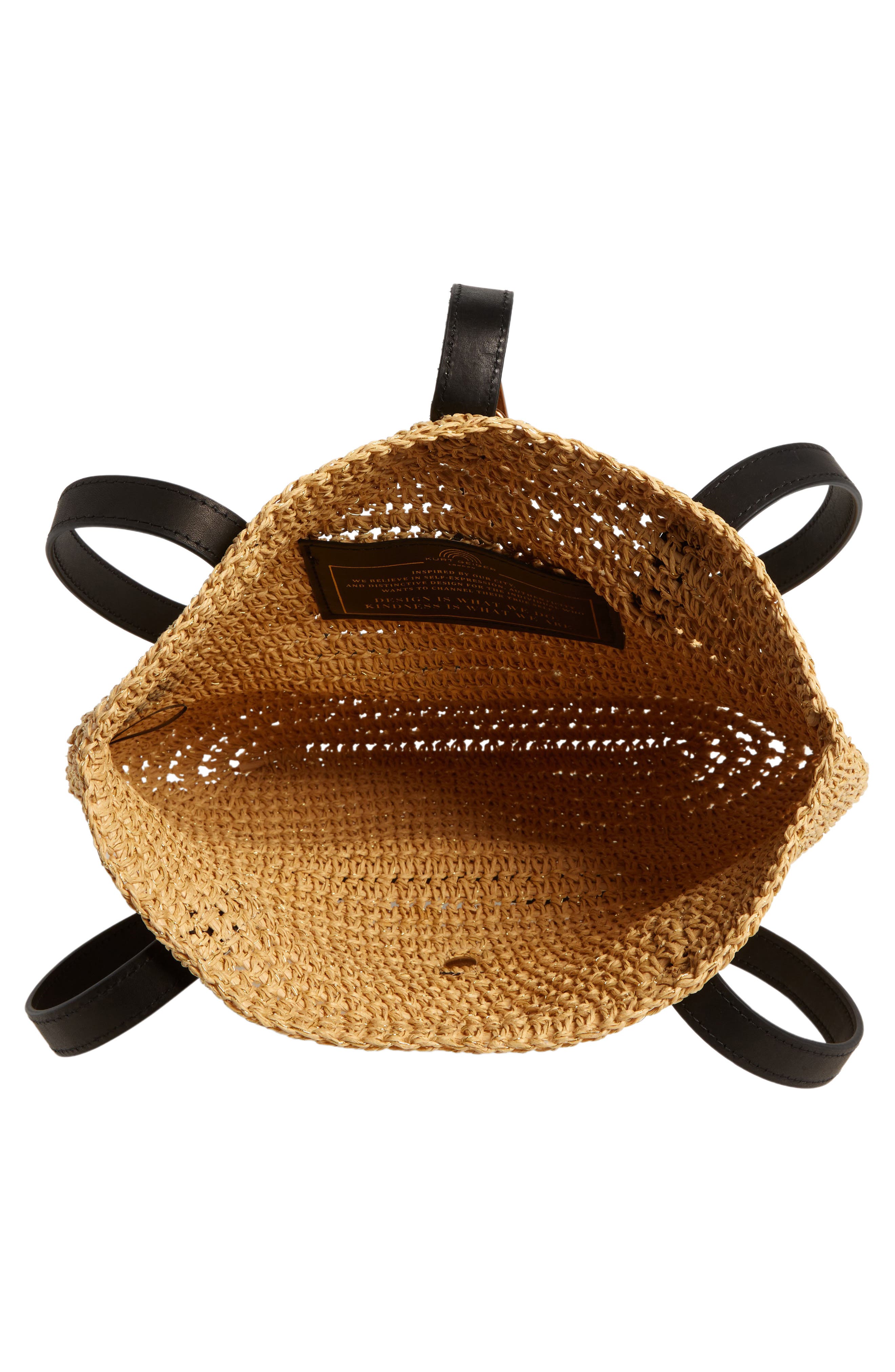 Kurt Geiger London Brixton Raffia Tote, Alternate, color, 