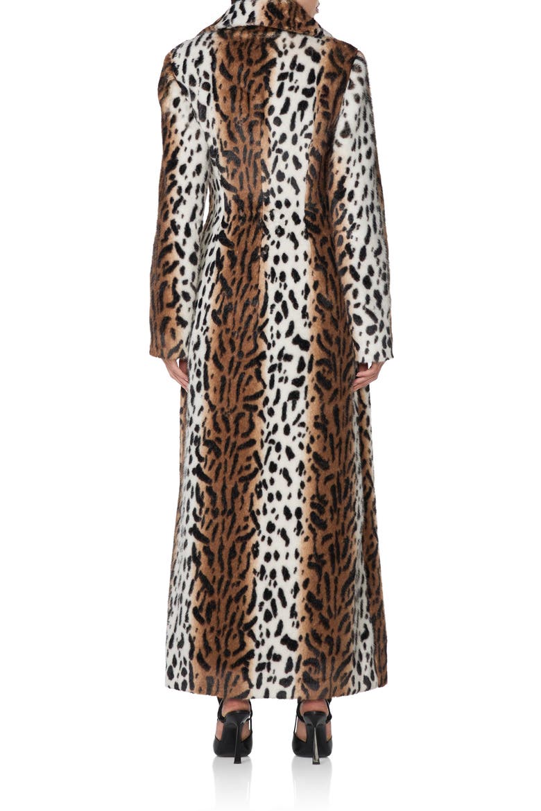 Mixed Leopard Faux Fur Coat, Alternate, color, MIXED LEOPARD