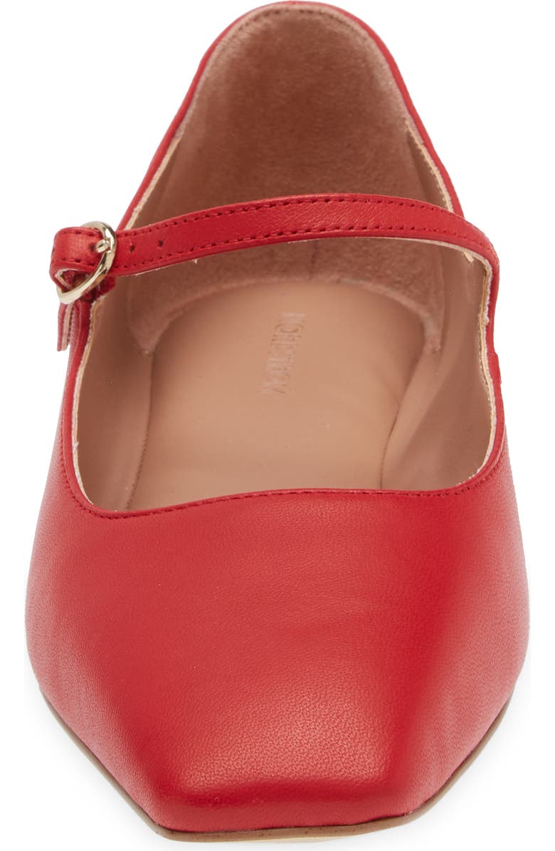 Nordstrom Mary Jane Flat, Alternate, color, Red