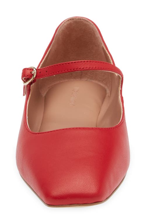 Nordstrom Mary Jane Flat In Red