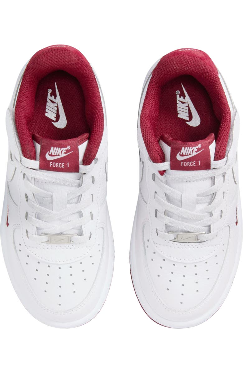 Nike Air Force 1 Low EasyOn Sneaker, Alternate, color, White/ White/ Team Red