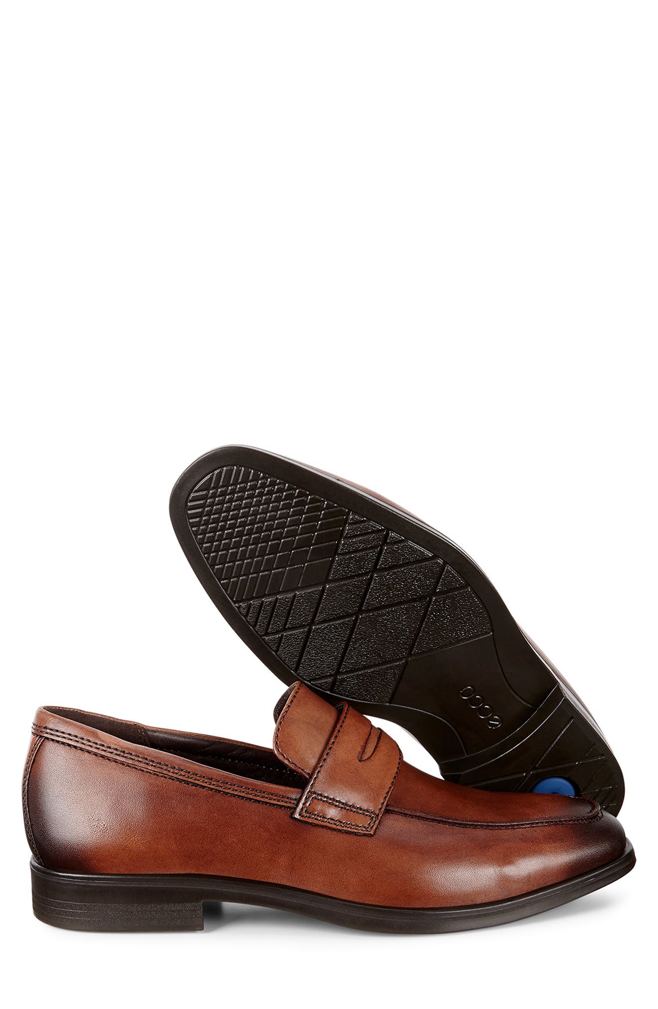 Melbourne Penny Loafer, Alternate, color, AMBER LEATHER