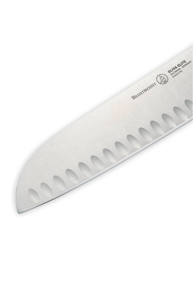 Messermeister Oliva Elite 7 Inch Kullens Santoku Knife, Alternate, color, Oliva