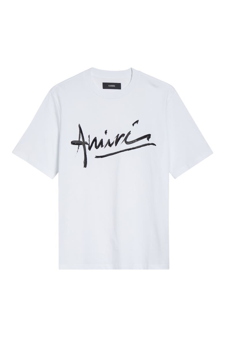 Script Logo Graphic T-Shirt, Alternate, color, WHITE