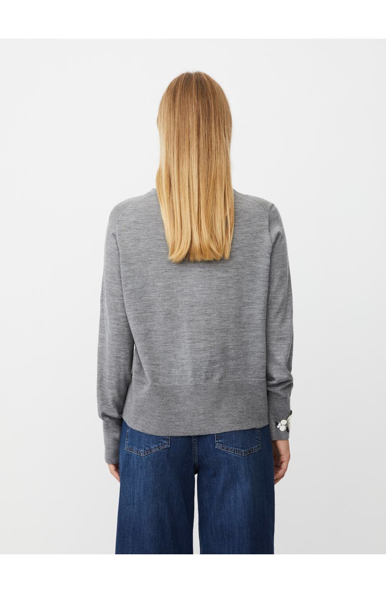 Masai Copenhagen Fynelle Long Sleeve Round Neck Sweater, Alternate, color, M. Grey Mel.