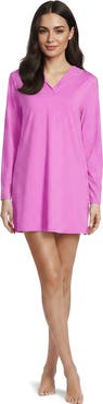 Lands' End SunShade UPF 50 Hooded Mini Swim Swim Cover-Up Dress