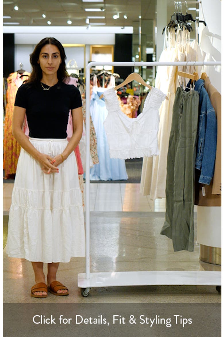 Mix Media Cotton Eyelet Top video