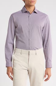 Calvin Klein Slim Fit Stretch Patterned Shirt