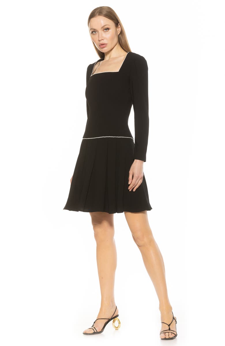 Alexia Admor Ashanti Puff Shoulder Dress, Alternate, color, 