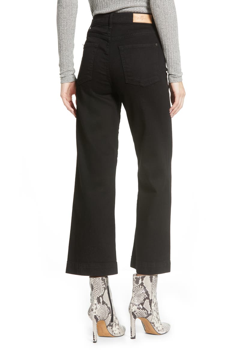 7 For All Mankind® Alexa Crop Wide Leg High Waist Jeans, Alternate, color, LUXE VINTAGE NIGHTFALL