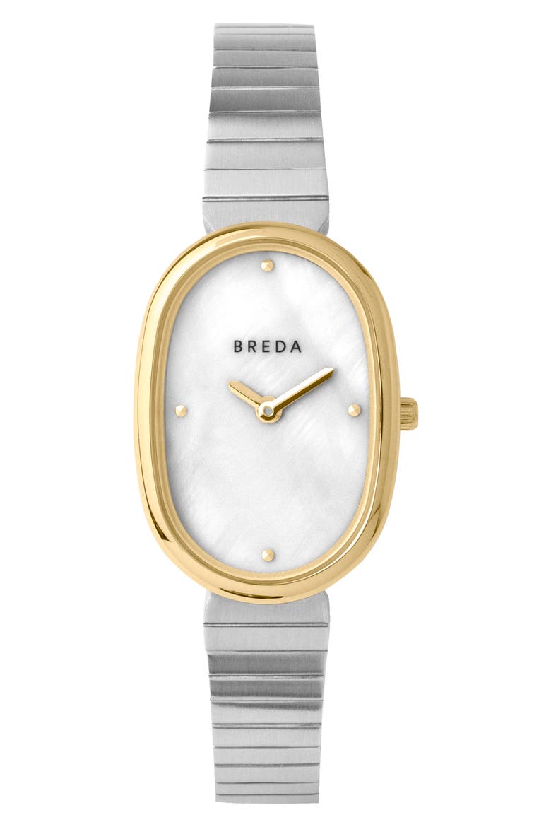 Jane Bracelet Watch, 23mm, Main, color, GOLD/ SILVER/ PEARL