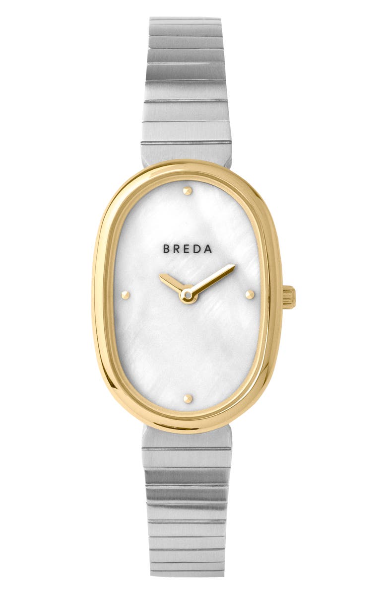 BREDA Jane Bracelet Watch, 23mm, Main, color, Gold/ Silver/ Pearl