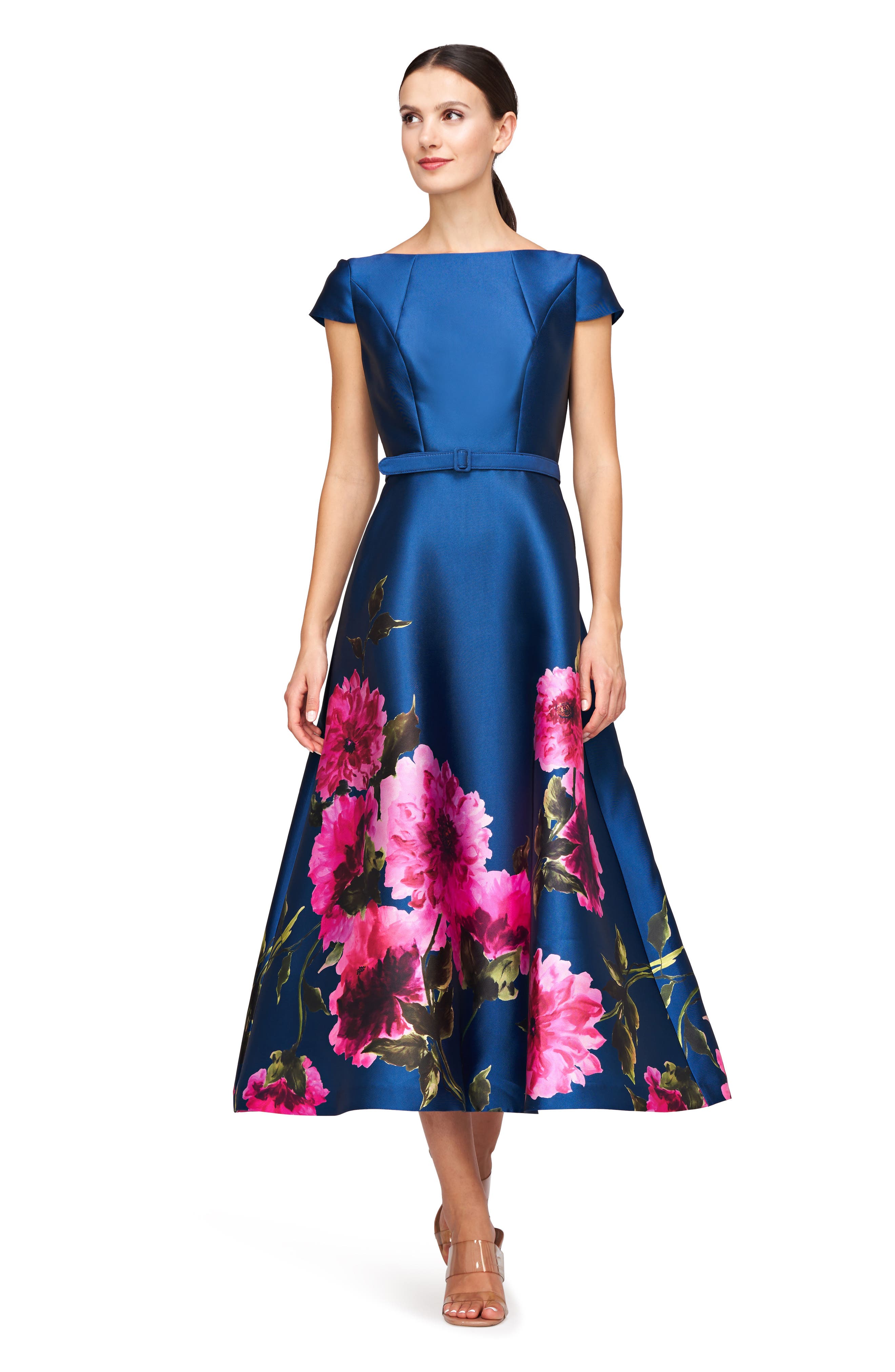 elegant chiffon dress One-Shoulder Long Prom with Side Sash – PromGirl it offers graceful movement Buy Friends Like These fantasy wedding dress Color:Haiku with nude illusion