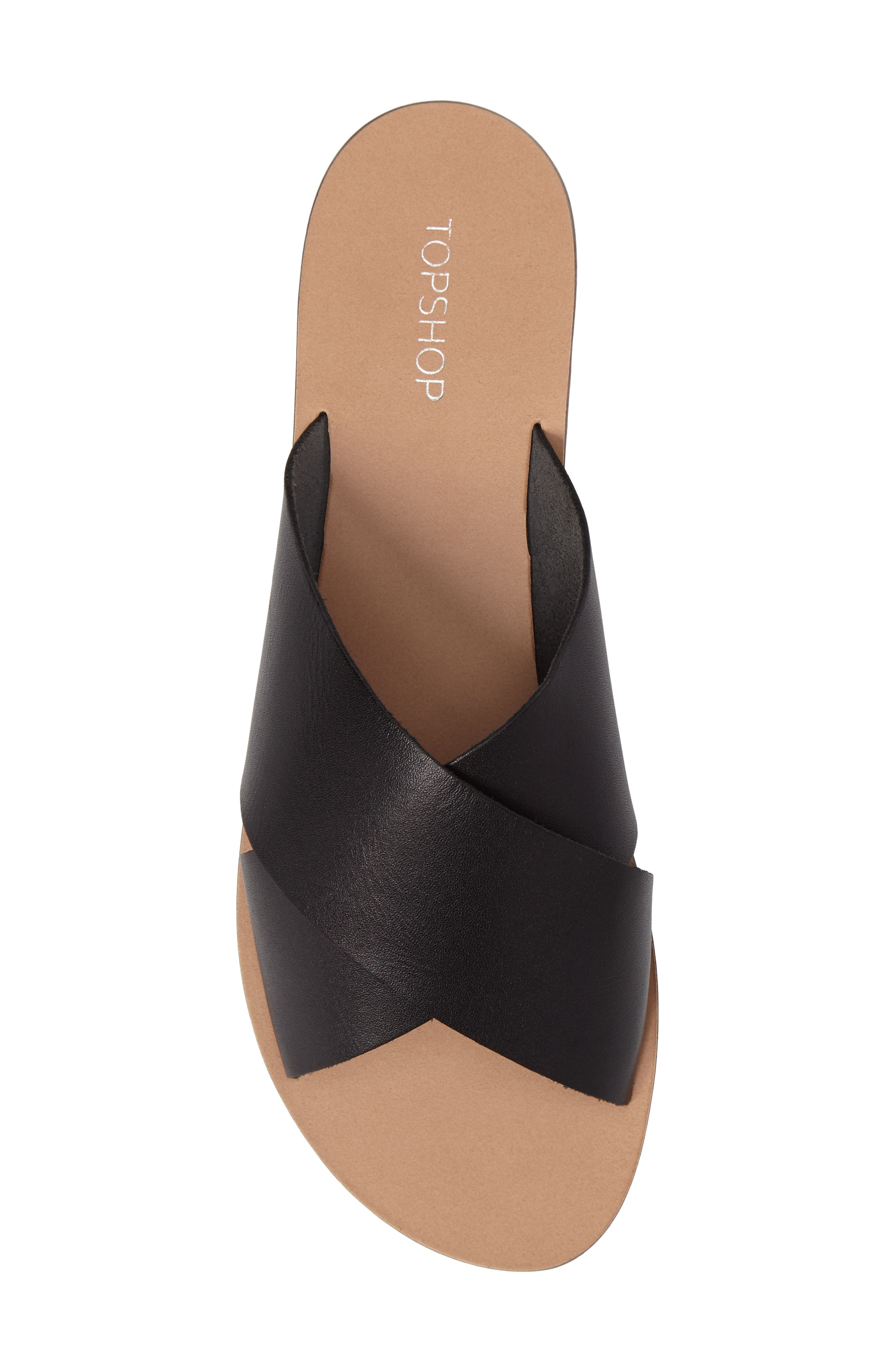 Topshop Holiday Cross Strap Sandal, Alternate, color, 