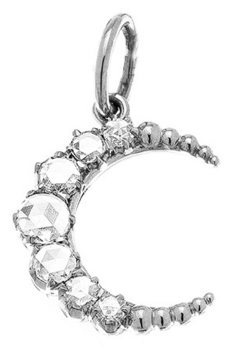 Crescent Diamond Pendant, Alternate, color, WHITE GOLD