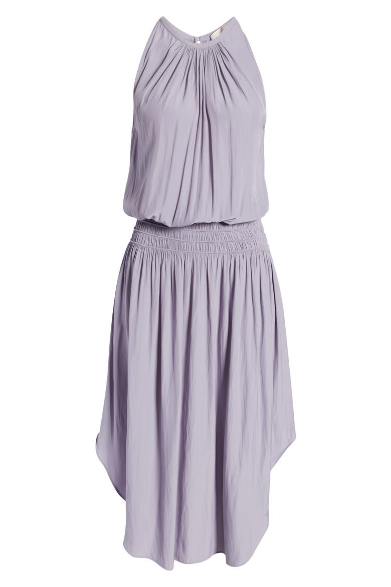 Audrey Smocked Waist Sleeveless Midi Dress, Alternate, color, LAVENDER LUST