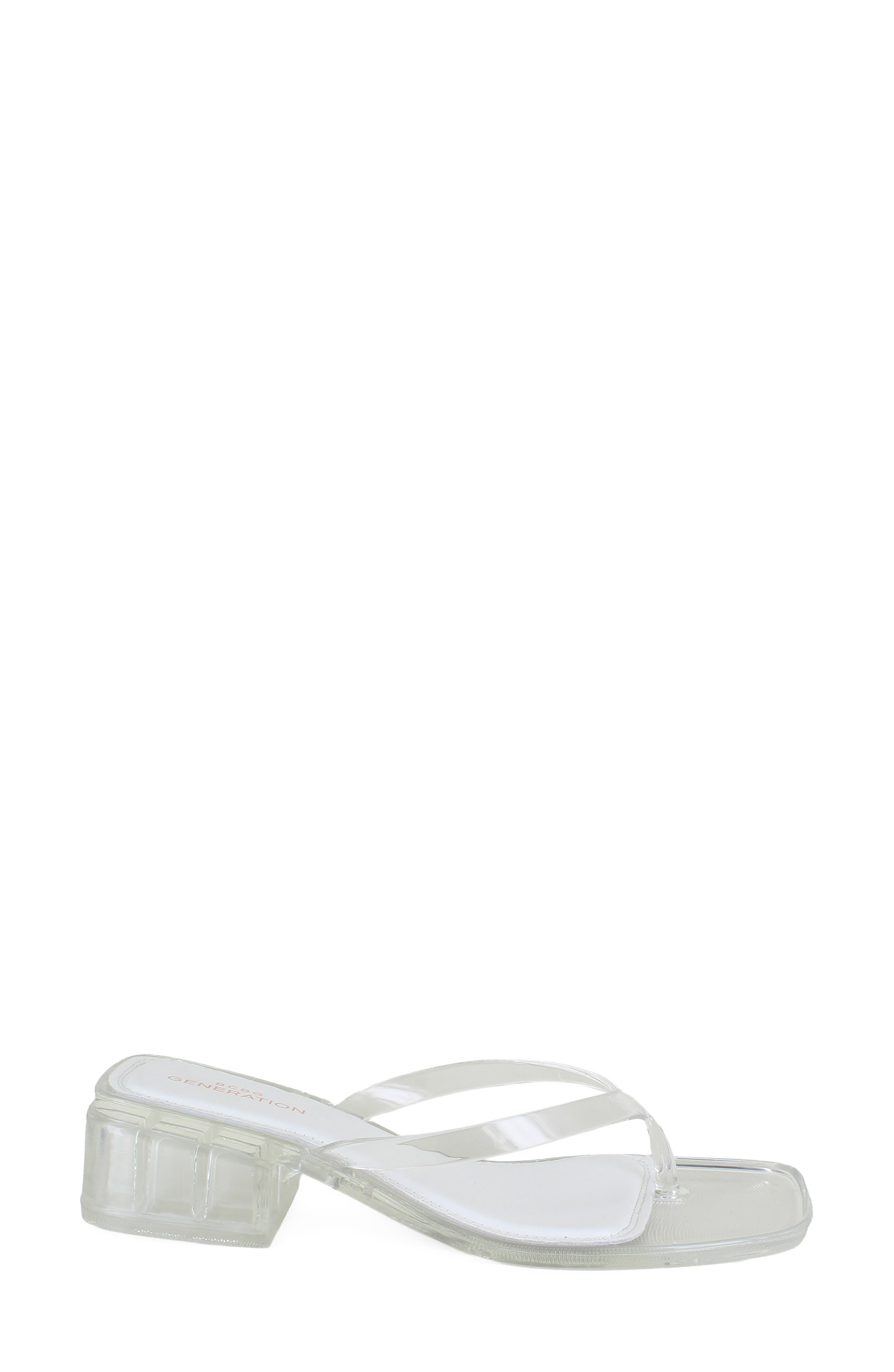 Tassi Sandal, Alternate, color, CLEAR