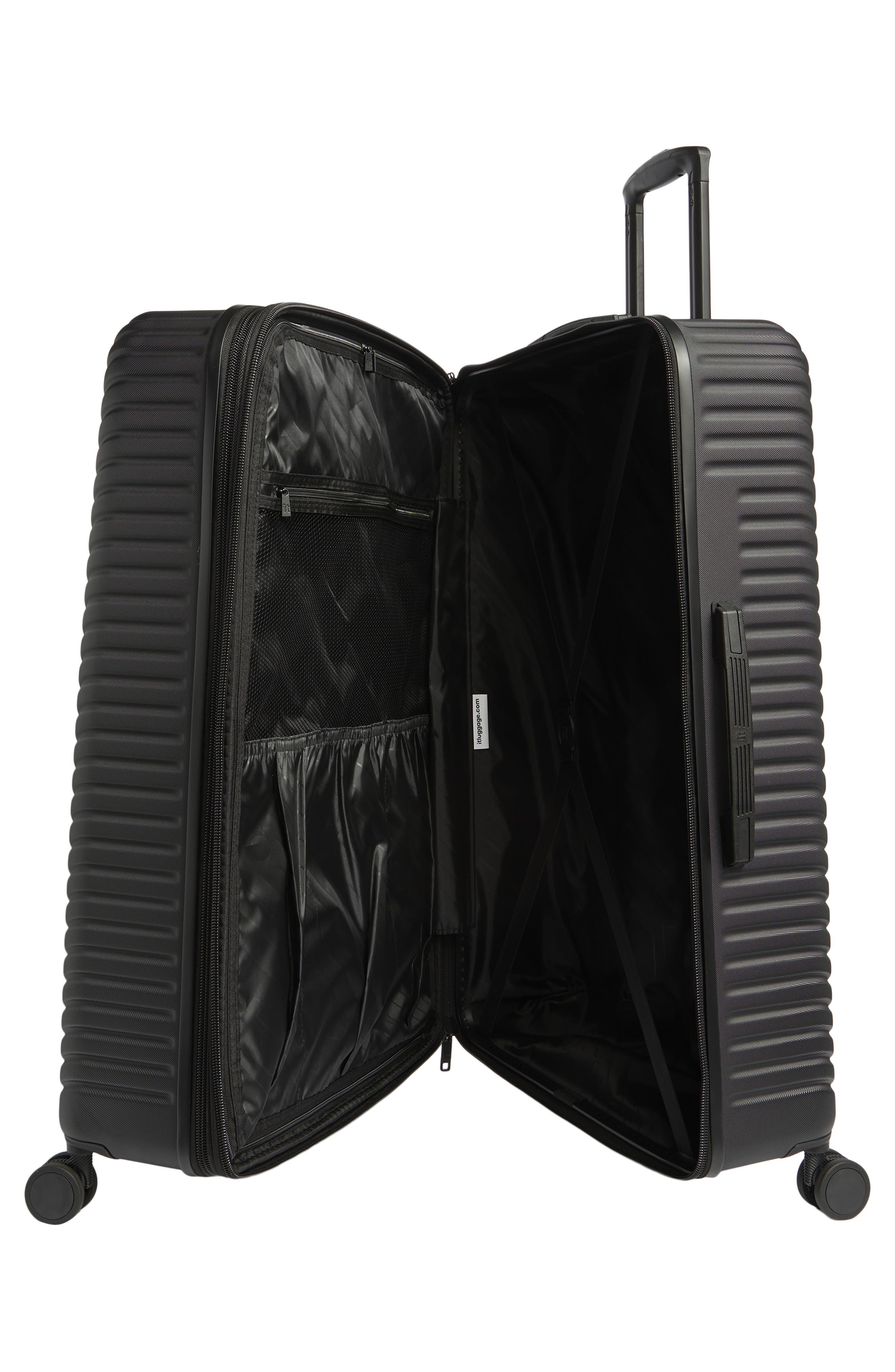 IT LUGGAGE Pleating 31-Inch Hardside Spinner Luggage, Alternate, color, Black