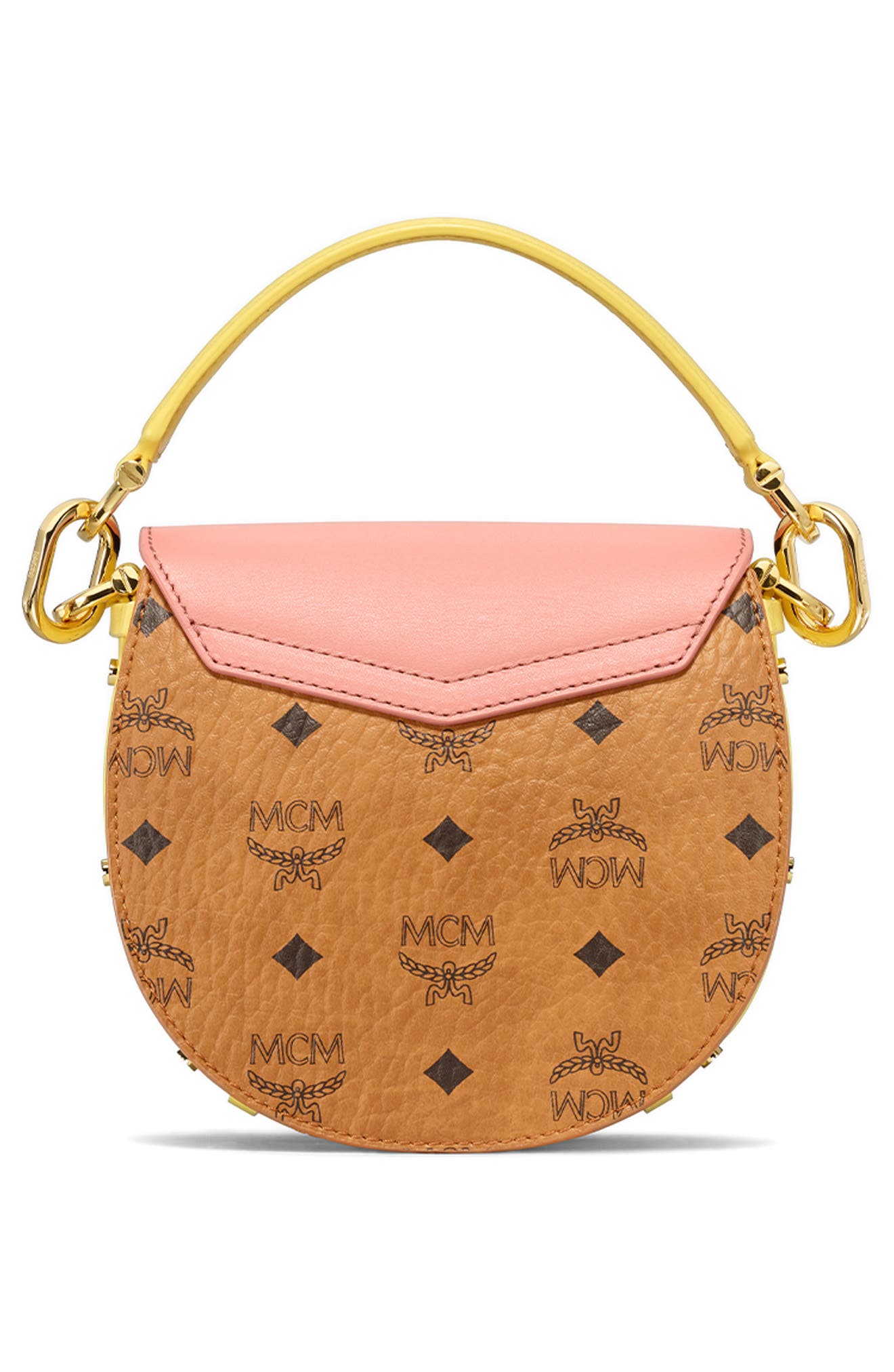 MCM Patricia Visetos Leather Colorblock Crossbody Bag, Alternate, color, 