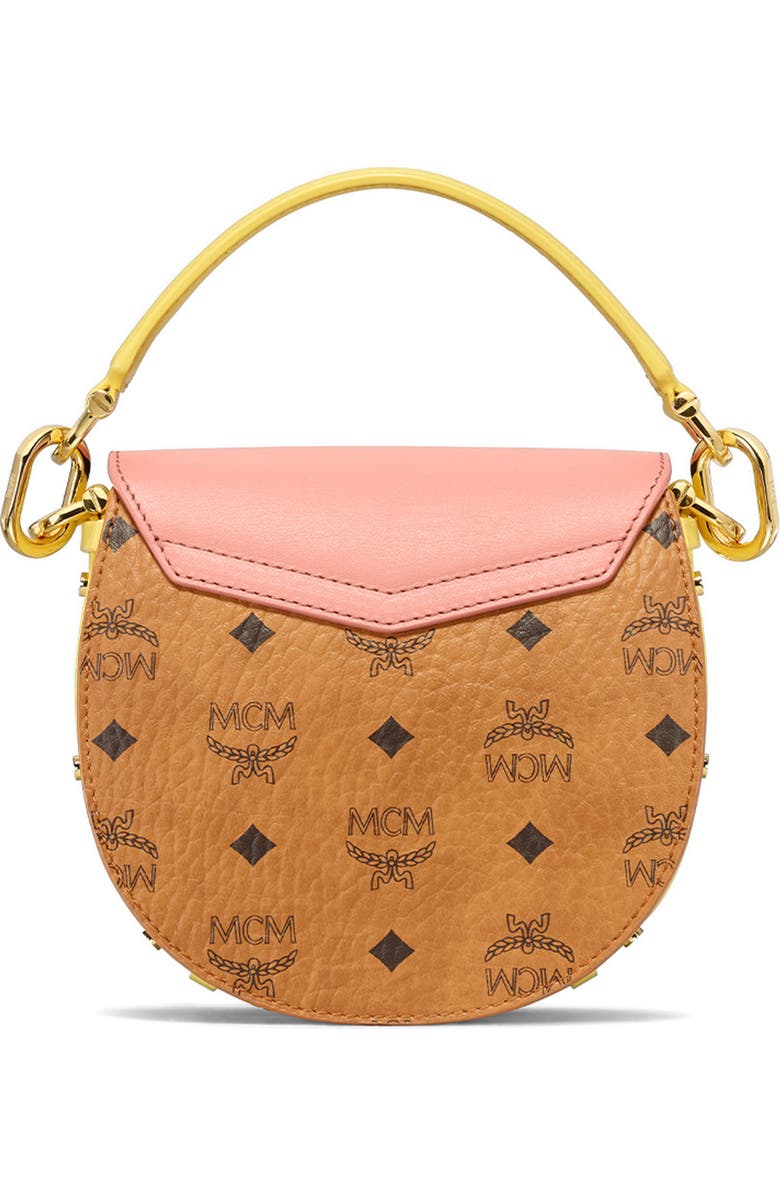 MCM Patricia Visetos Leather Colorblock Crossbody Bag, Alternate, color,