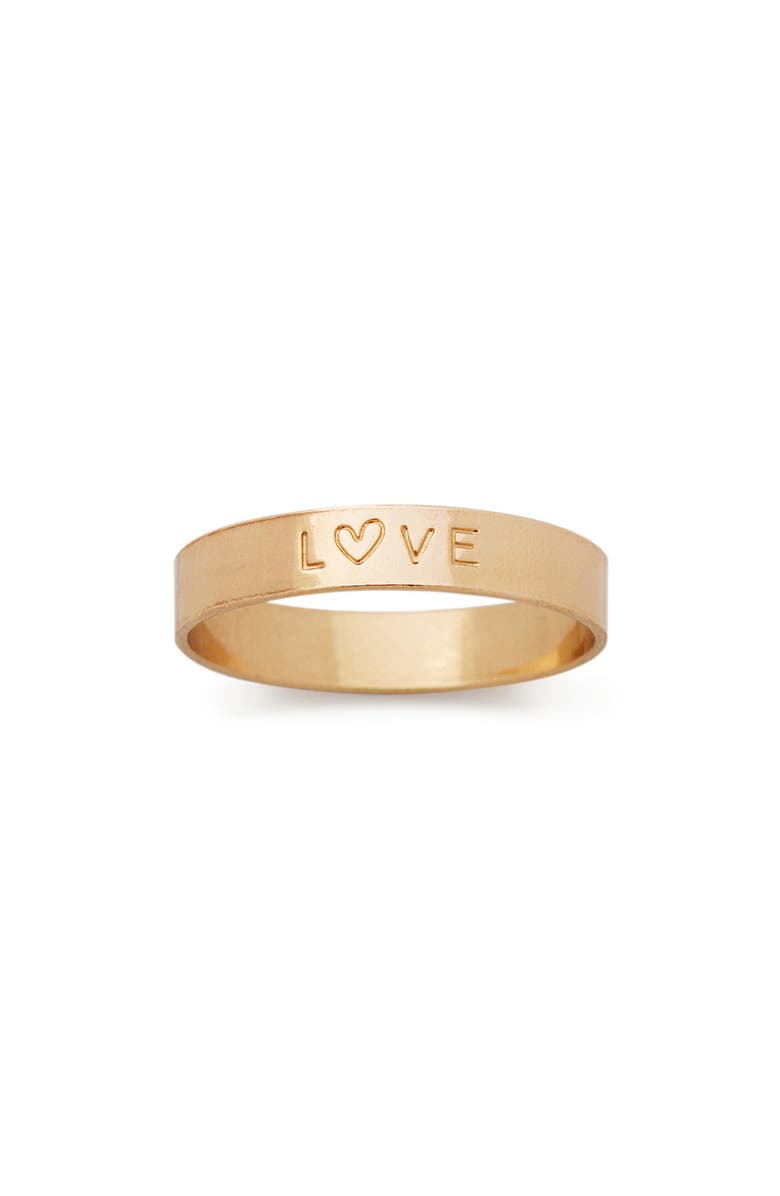MADE BY MARY Amara Love Ring, Main, color, Gold