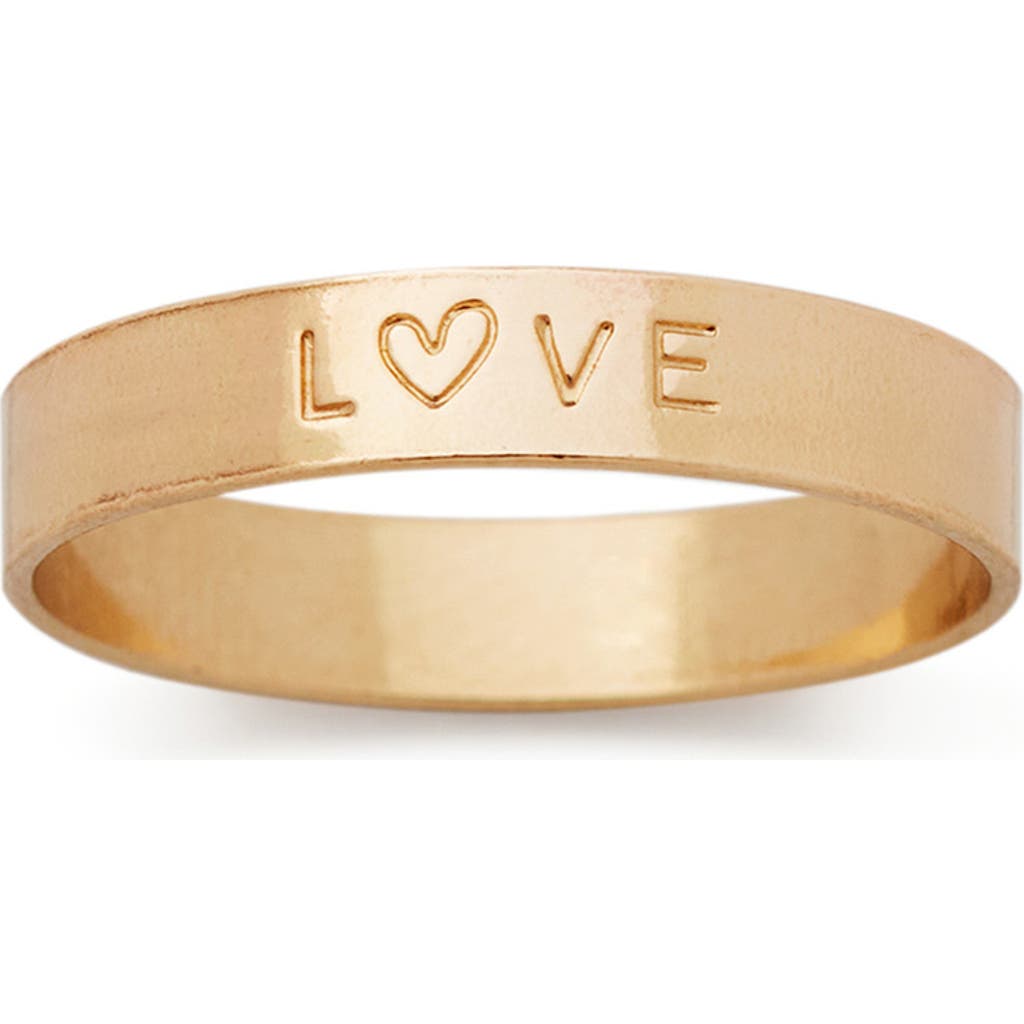 MADE BY MARY Amara Love Ring in Gold  product